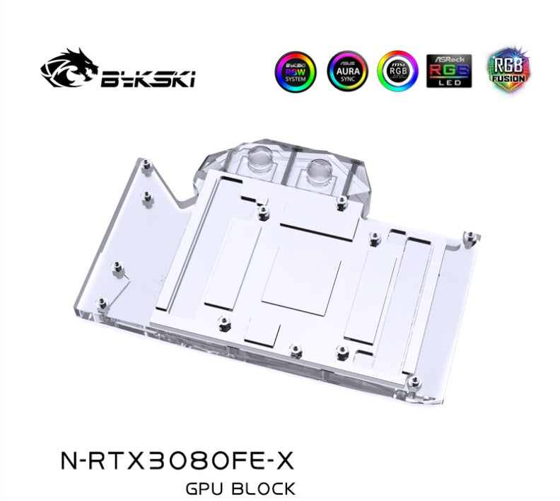 Nvidia RTX 3080 (Ti)  FE Acryl  (incl. Backplate)