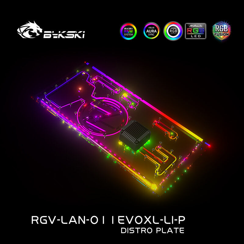 Lian Li O11 Dynamic EVO XL Front Distro Plate RBW