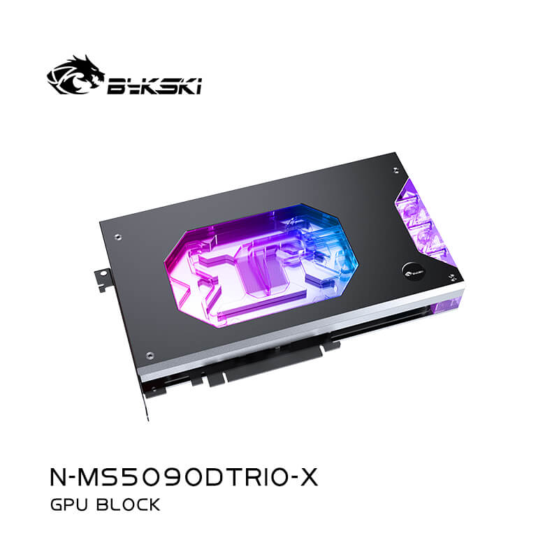 BYKSKI Geforce RTX 5090 MSI Gaming Trio with Backplate
