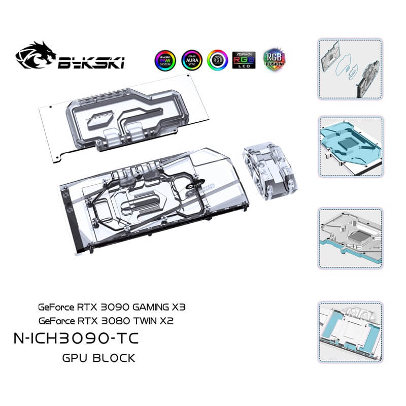 INNO3D 3080/3090 iChill / Twin / Gaming (active Backplate)