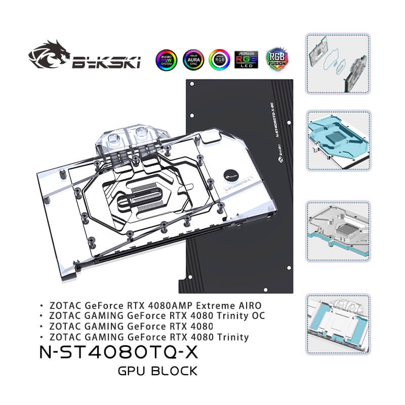 Zotac 4080 AMP Extreme AIRO / Trinity (incl. Backplate)